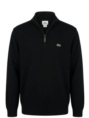 Lacoste Men’s Black Half-Zip Sweater